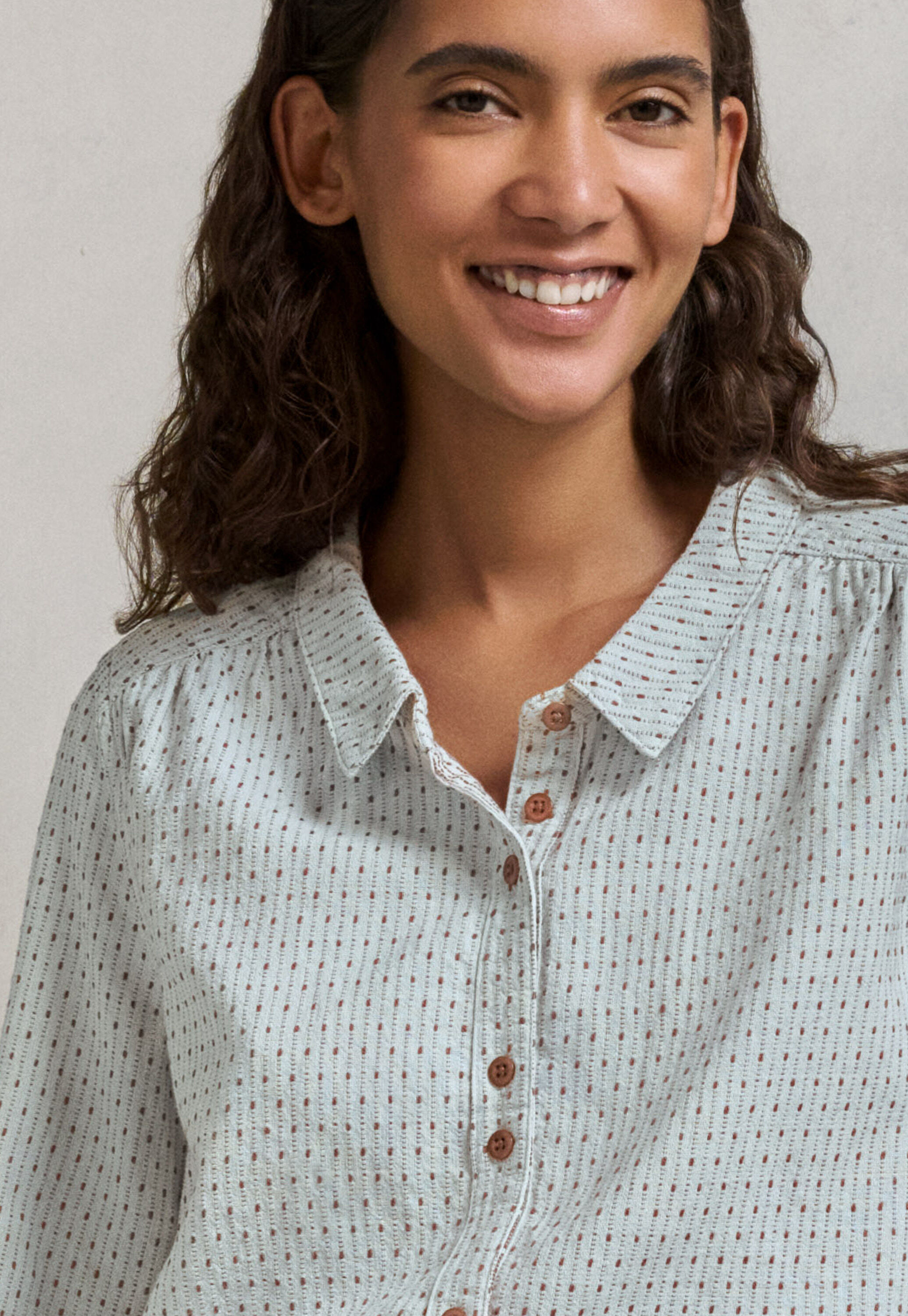 Dash-weave shirt