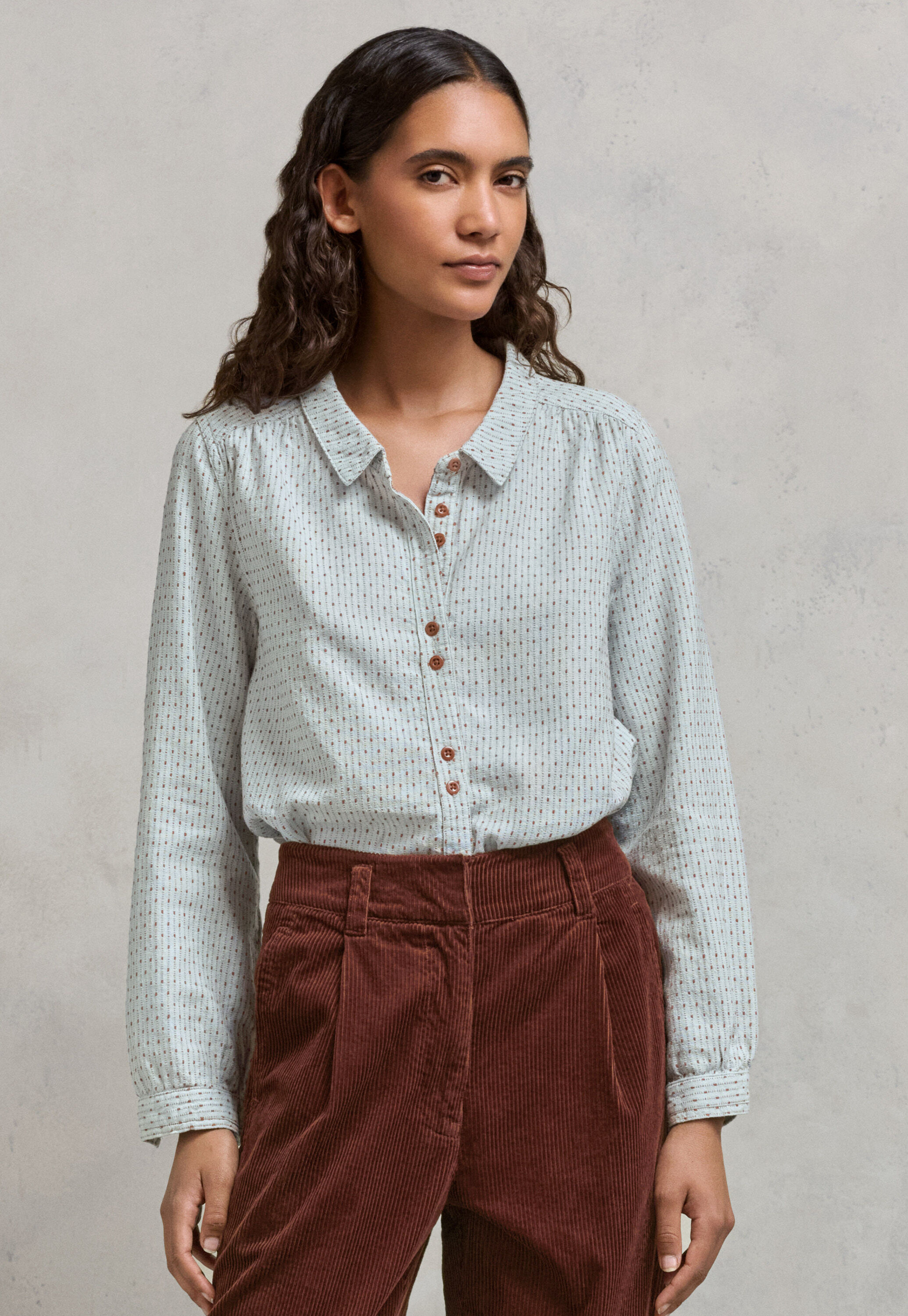 Dash-weave shirt