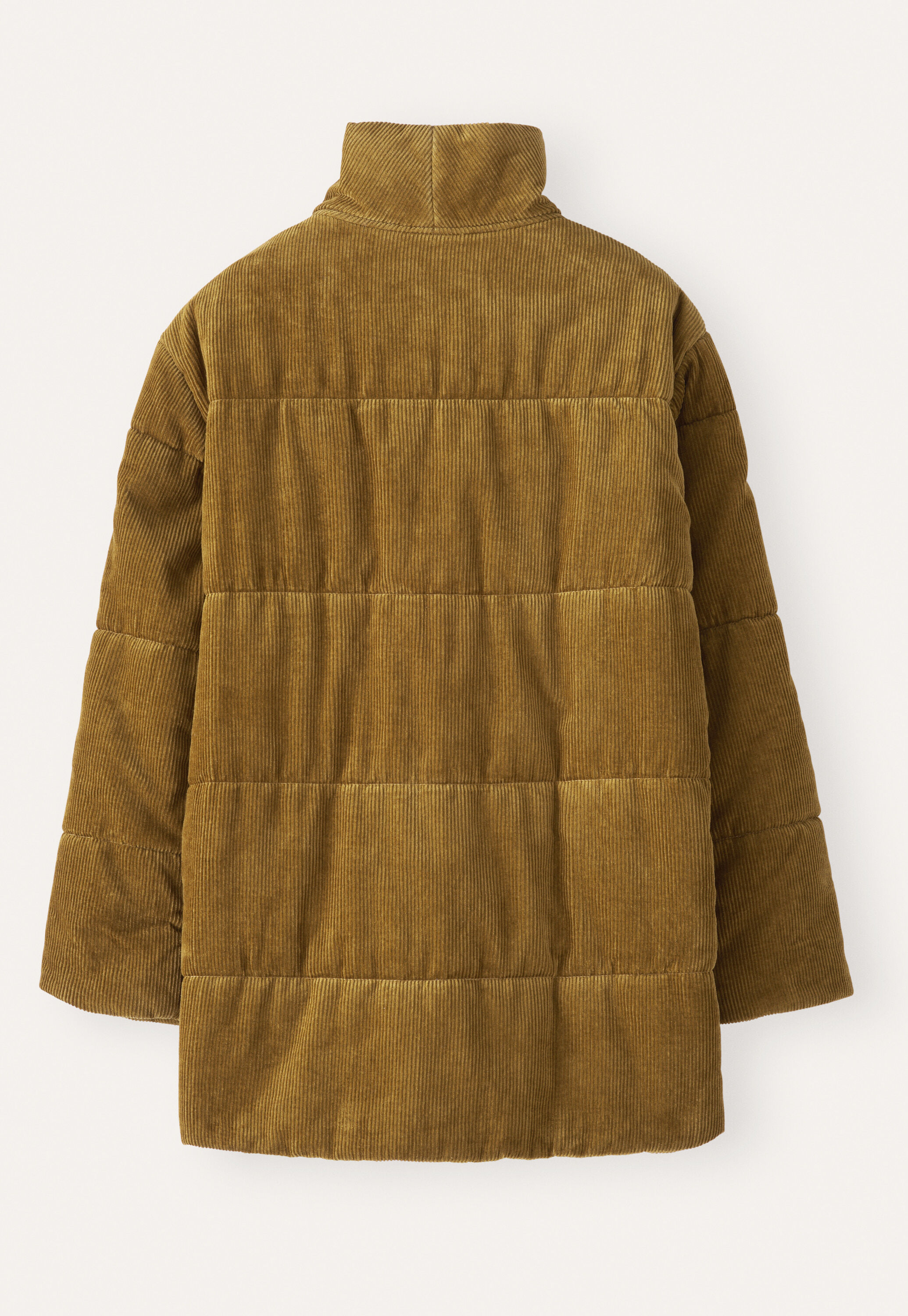 Padded shawl-collar coat