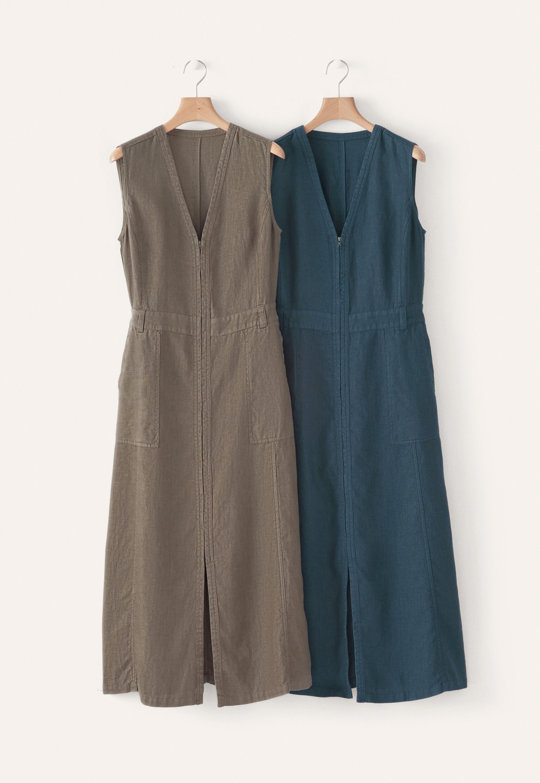 Peplum-detail dress