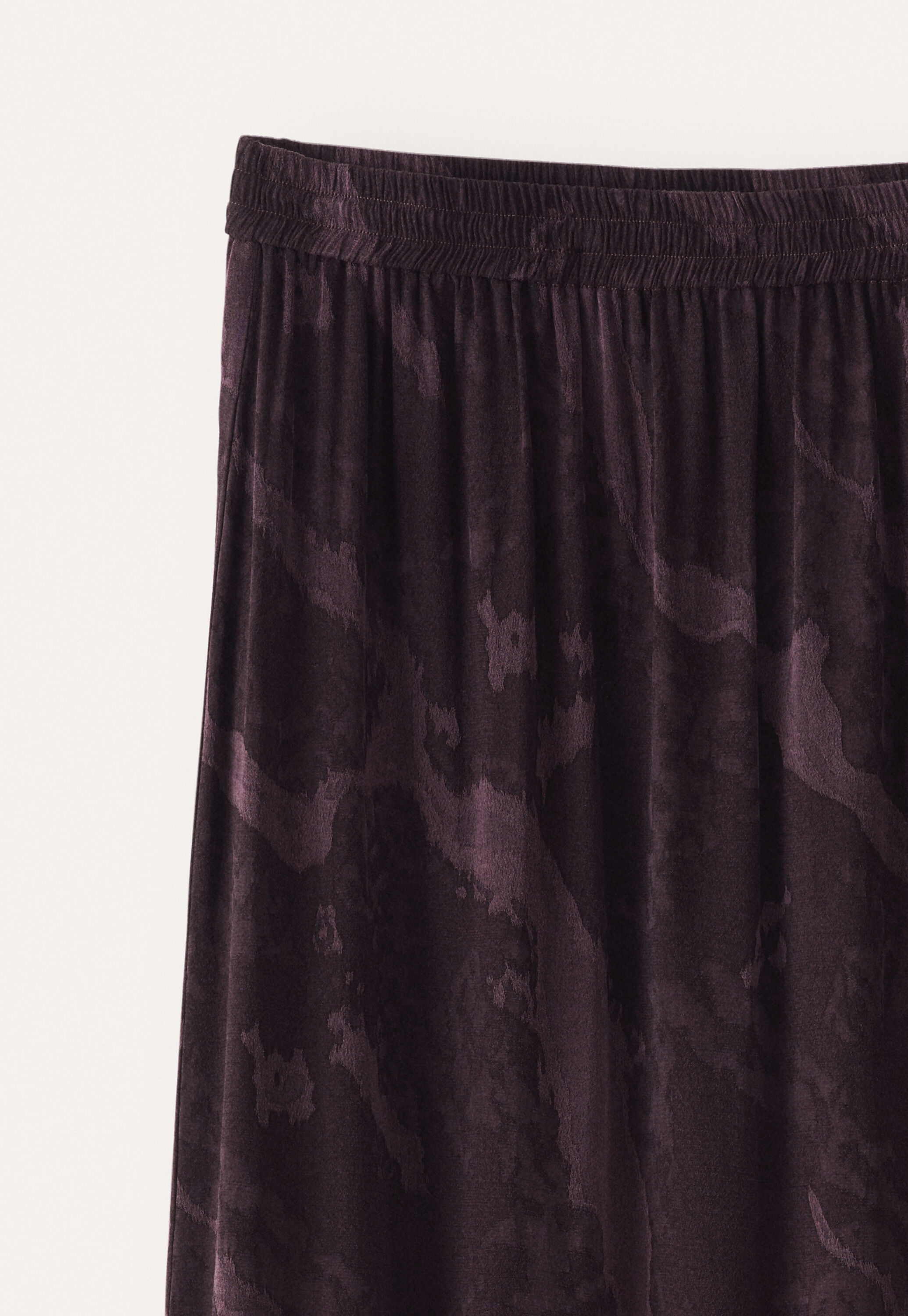 Jacquard skirt, Aubergine, large