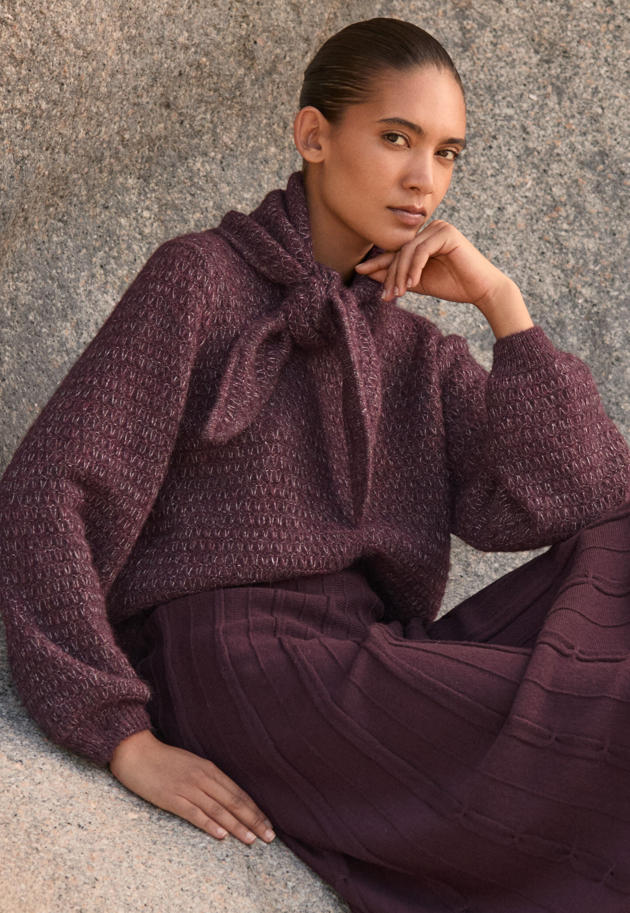 Round-neck sweater