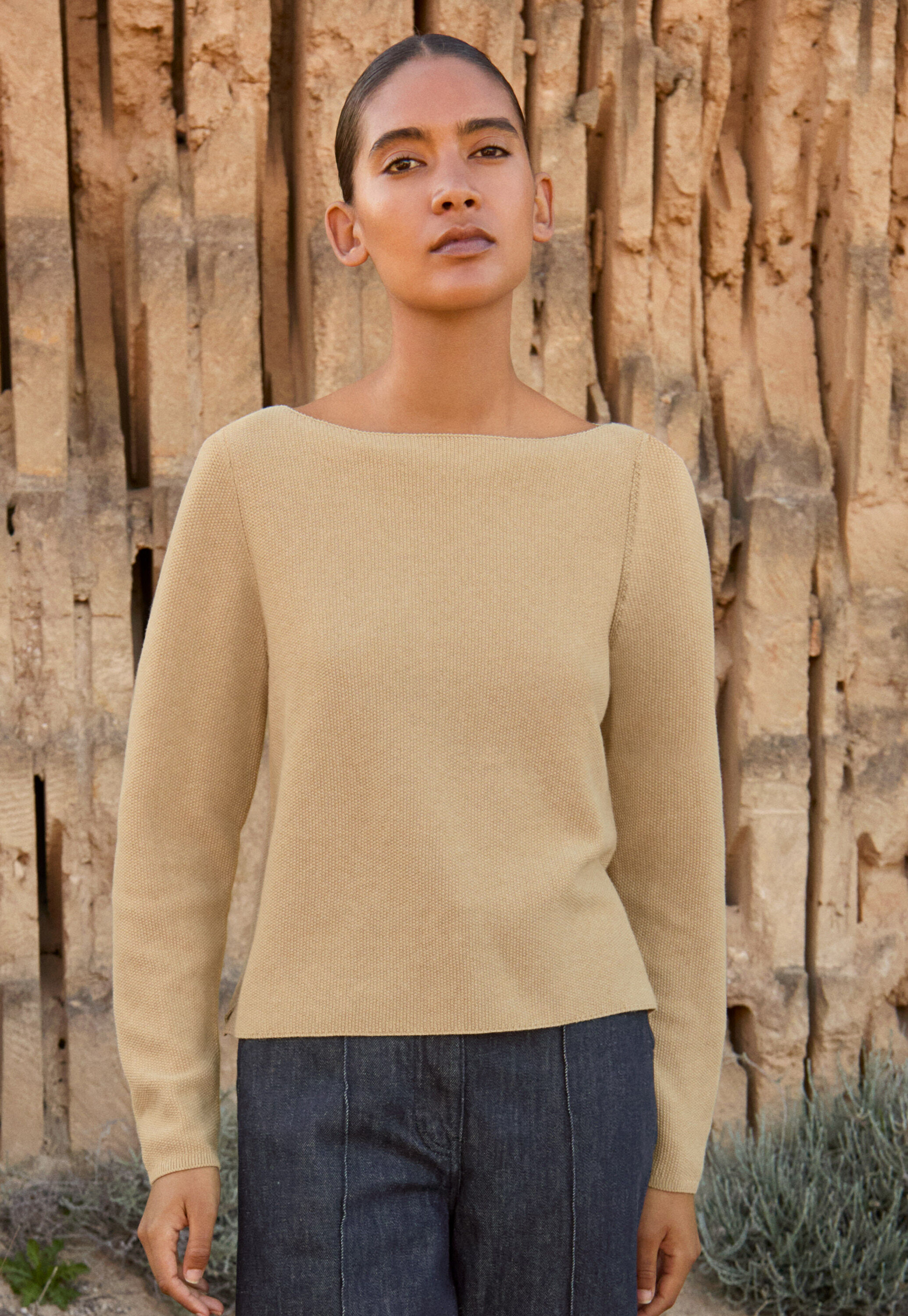 Round-neck sweater