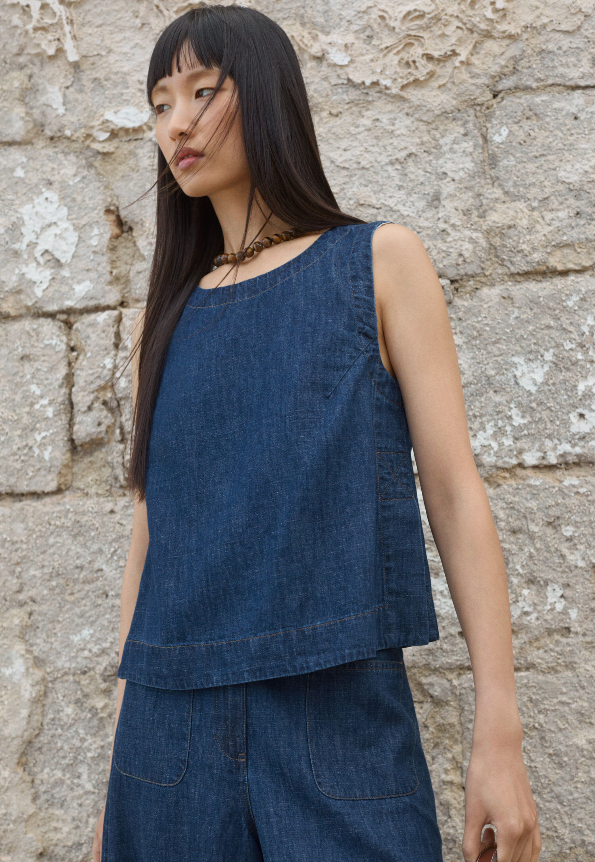 Peplum-detail dress