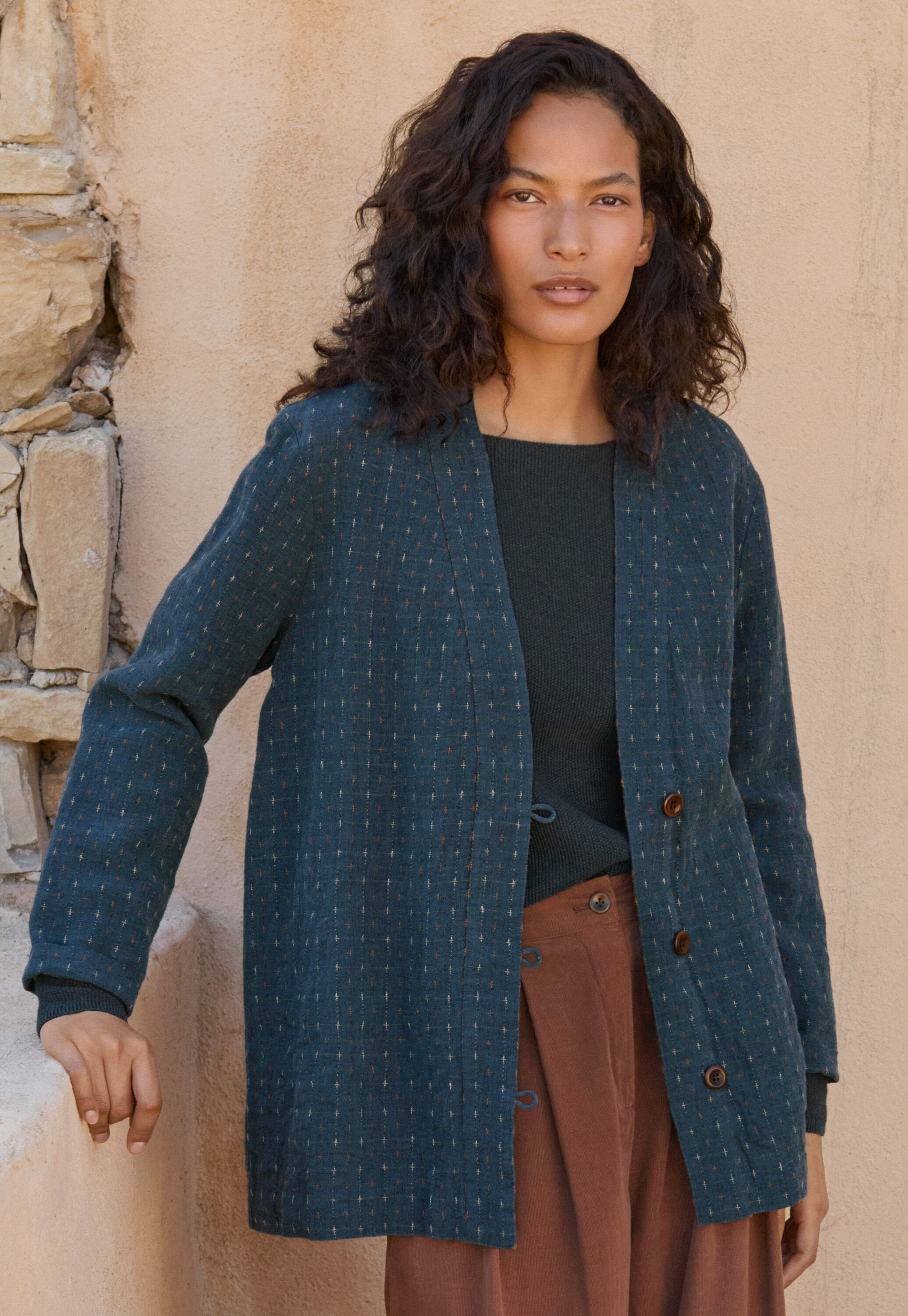 Boat-neck sweater