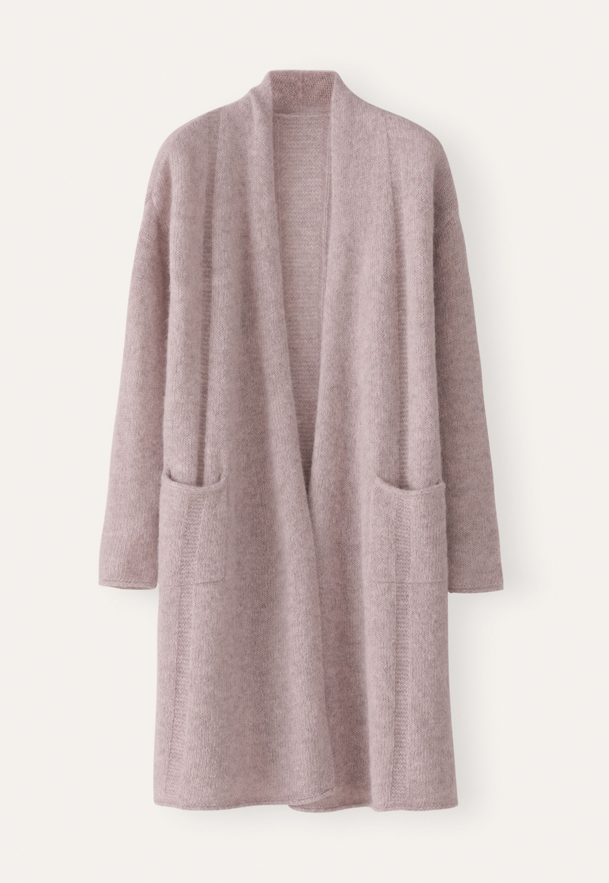 Edge-to-edge cardigan, Lilac grey, large
