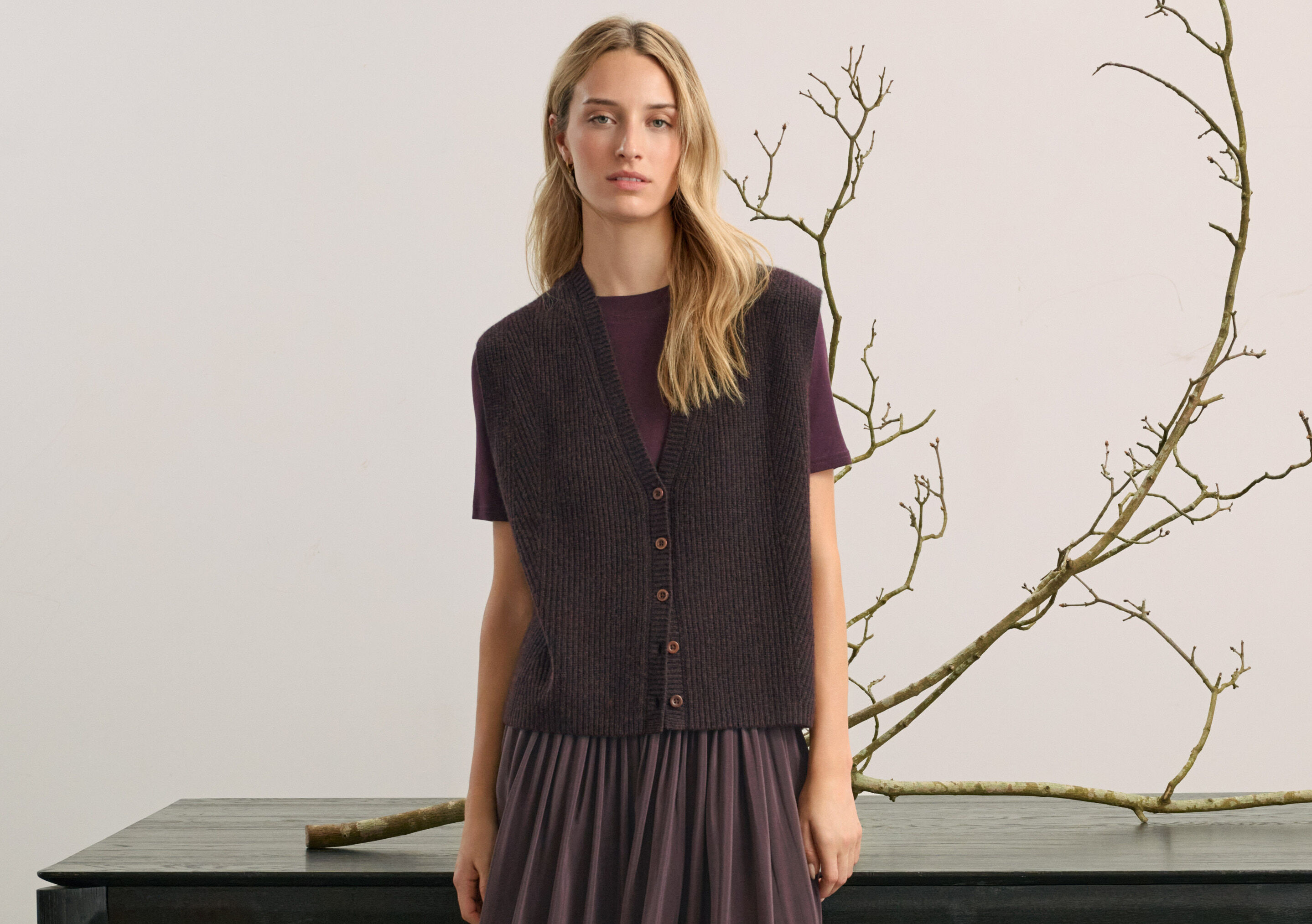 Button-through sweater