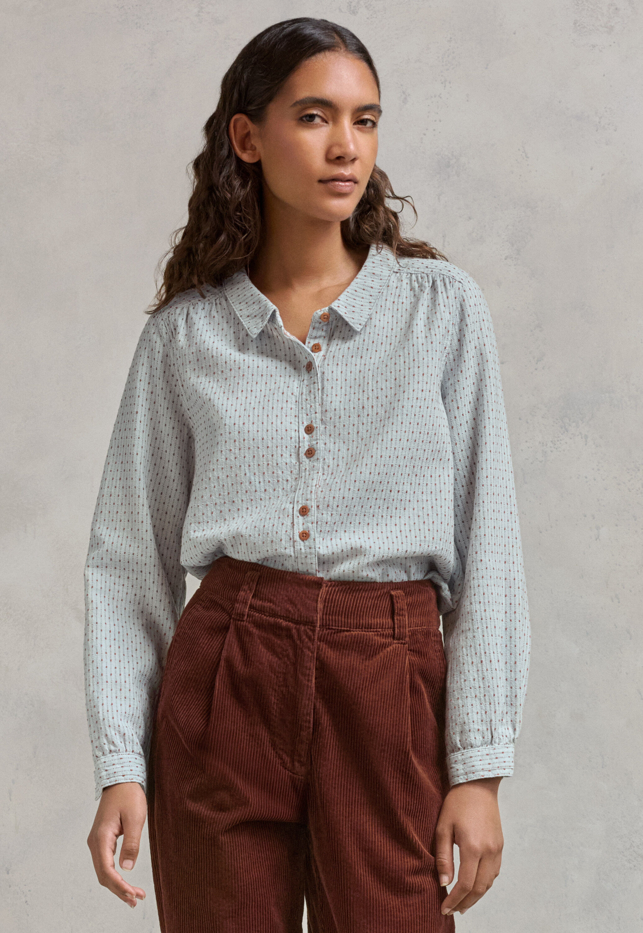 Dash-weave shirt