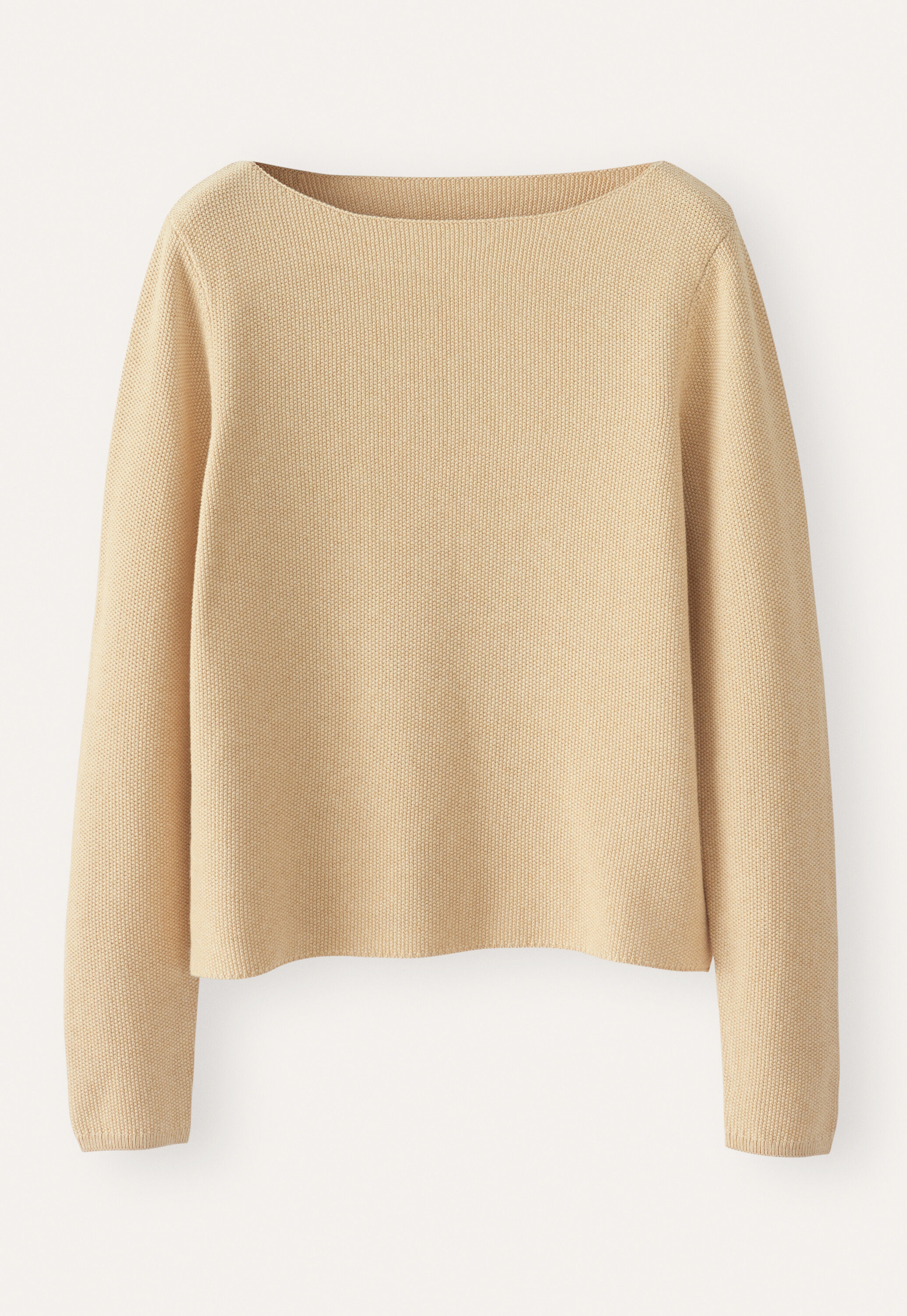 Boat-neck sweater