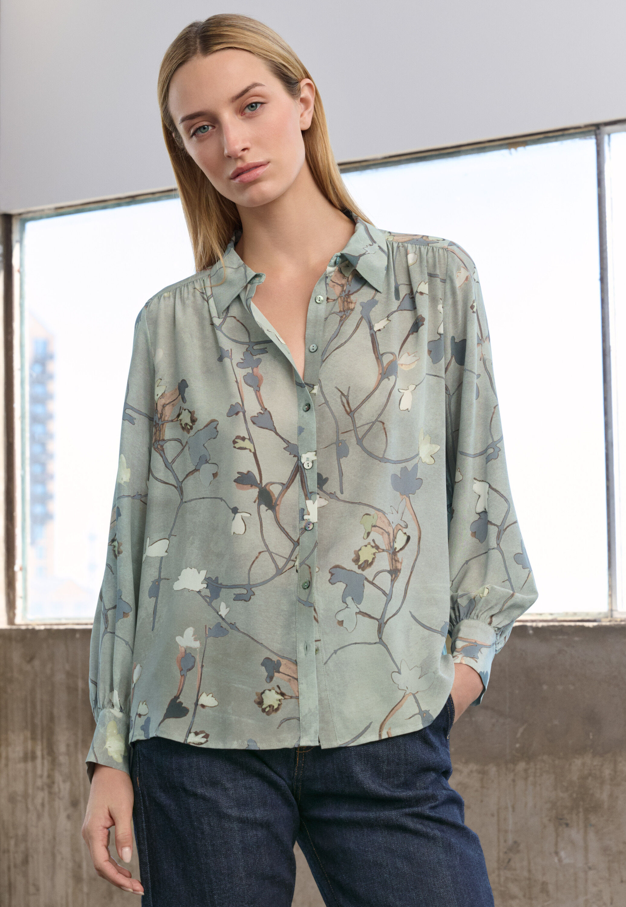 Printed blouse